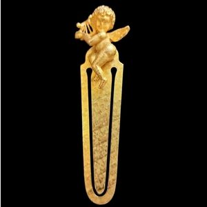 Preowned Vintage Lorenza Cherub Bookmark